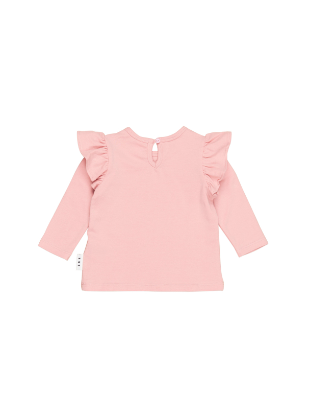 Fairy Friends Frill Top - Dusty Rose - Image 2