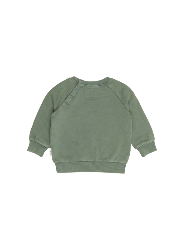 Dino Star Sweatshirt - Washed Green - Image 2