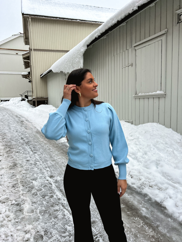 Fonny Knit Cardigan - Clear Sky - Image 6
