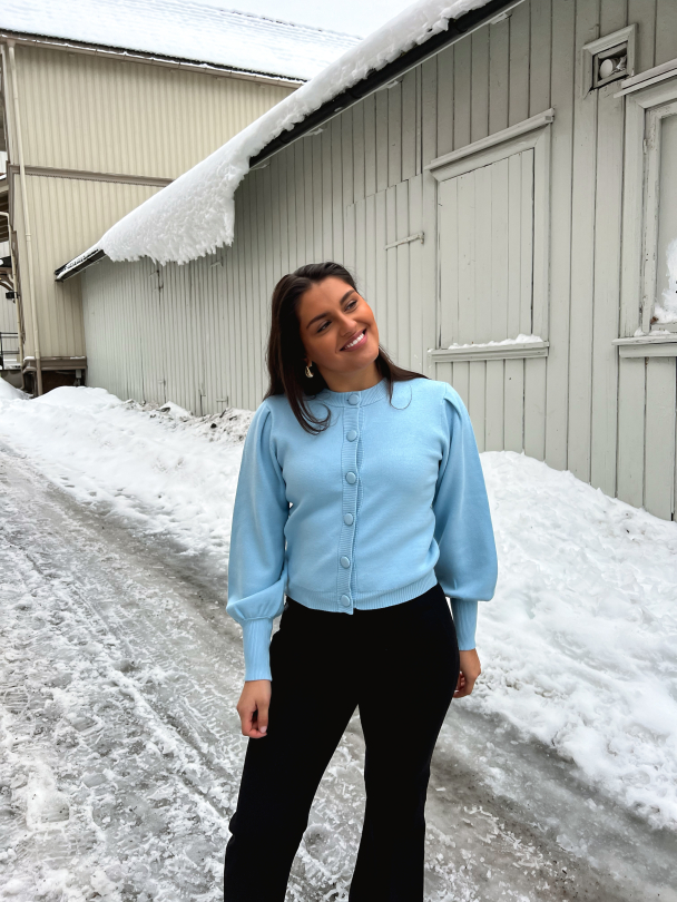 Fonny Knit Cardigan - Clear Sky - Image 7