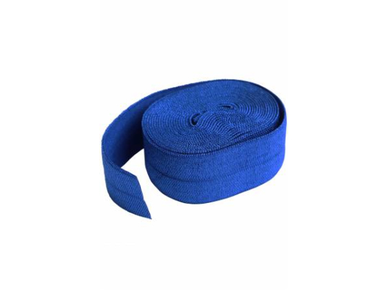 Fold over elastic  blastoff blue
