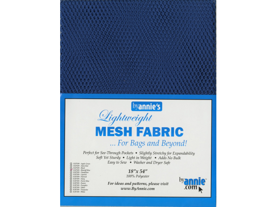 Mesh fabric blastoff blue
