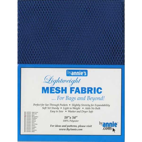 Mesh fabric blastoff blue