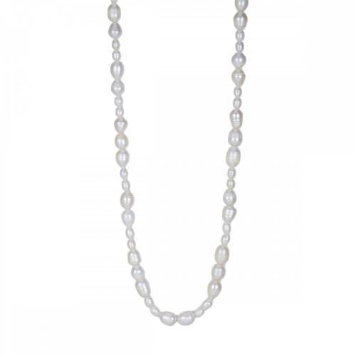 Posh Pearl Long Necklace