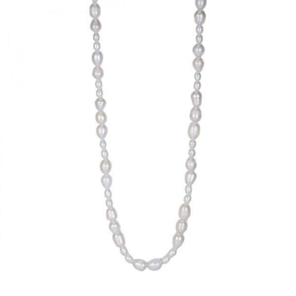 Posh Pearl Long Necklace