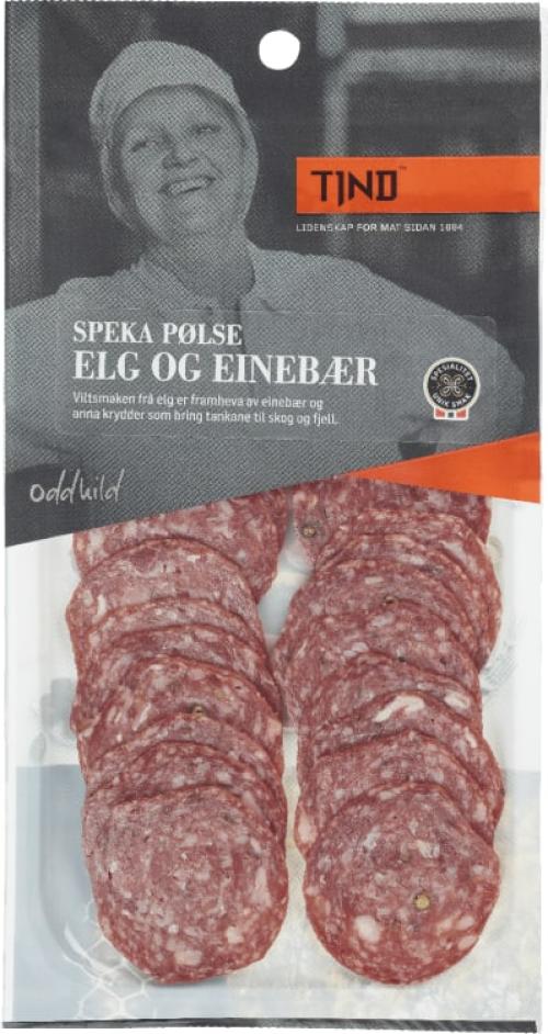 Speka Pølse Elg&Einerbær 80g Tind