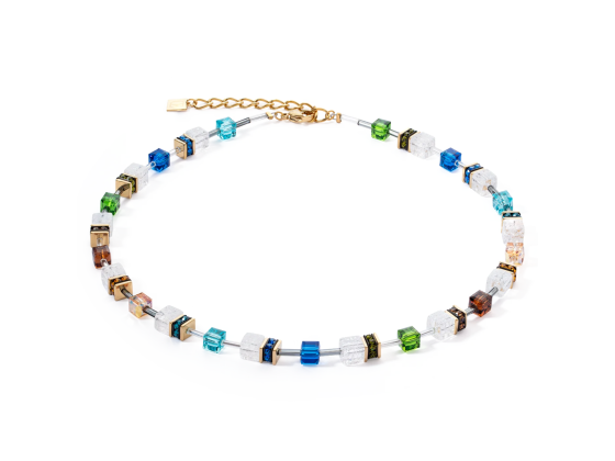 GEOCUBE Necklace Iconic Nature Multicolour Gold