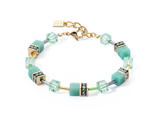 GEOCUBE Bracelet Iconic Mono Gold Green