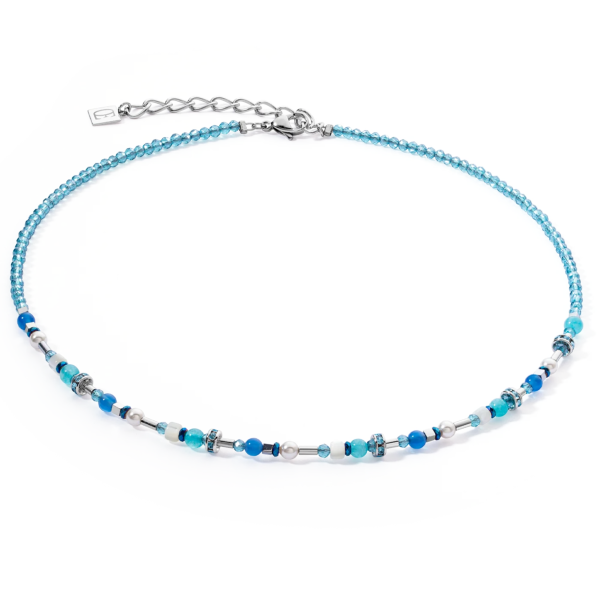 Necklace Princess Spheres Mix Turquoise