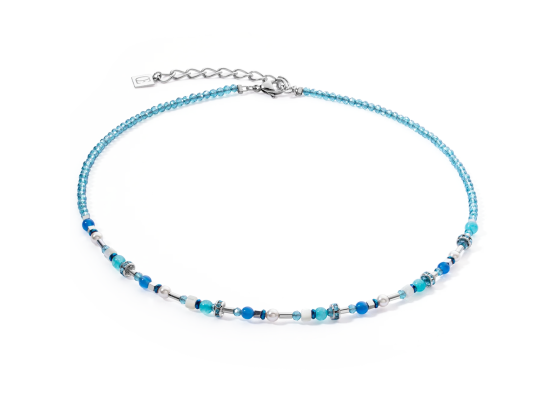 Necklace Princess Spheres Mix Turquoise