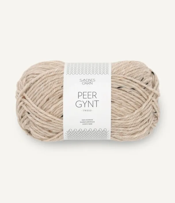 Peer Gynt 2730 Beigmelert Natur Tweed - Sandnes Garn