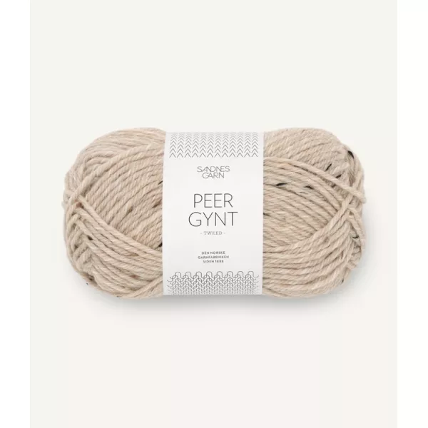 Peer Gynt 2730 Beigmelert Natur Tweed - Sandnes Garn