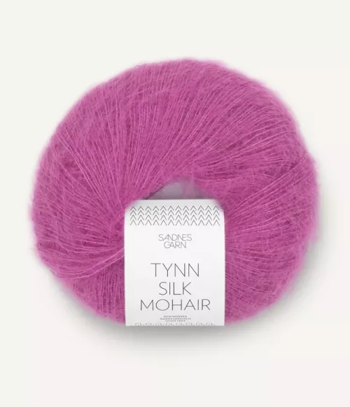 Tynn Silk Mohair 4628 Magenta - Sandnes Garn