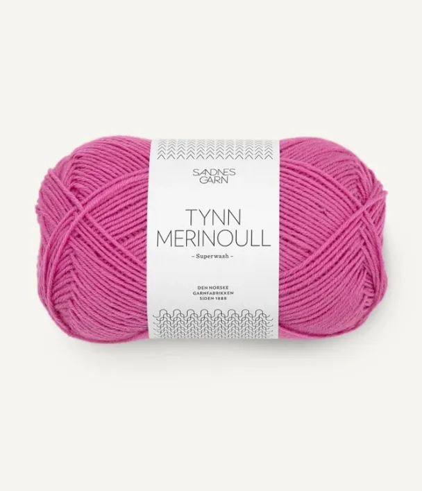 Tynn Merinoull 4628 Magenta - Sandnes Garn