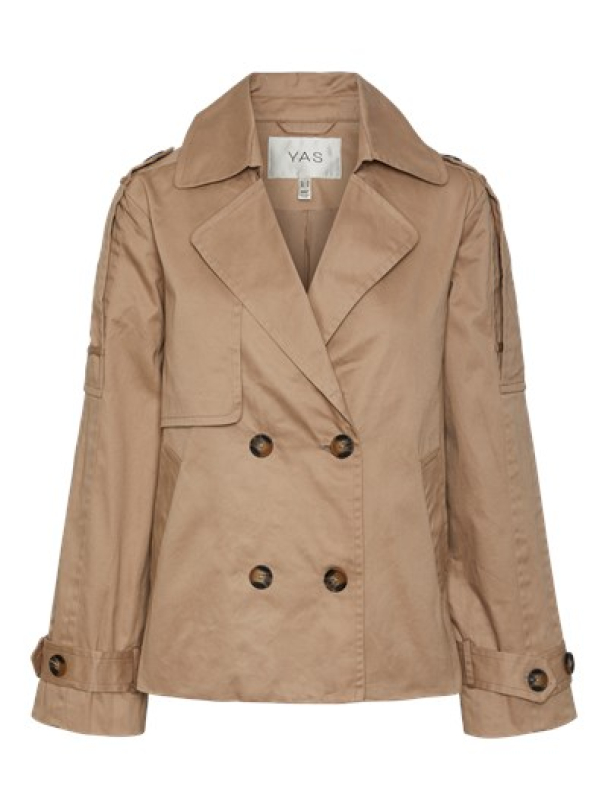 Y.A.S Magda Short Trenchcoat - Image 1