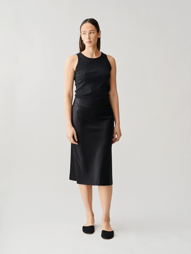 SATIN SKIRT - Image 2