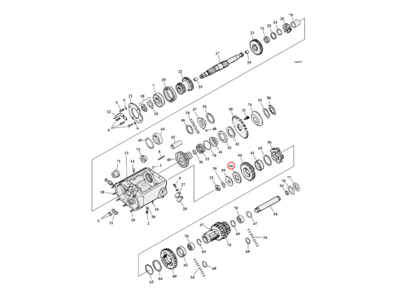 COUNTERSHAFT GEAR END,0,100 INCH