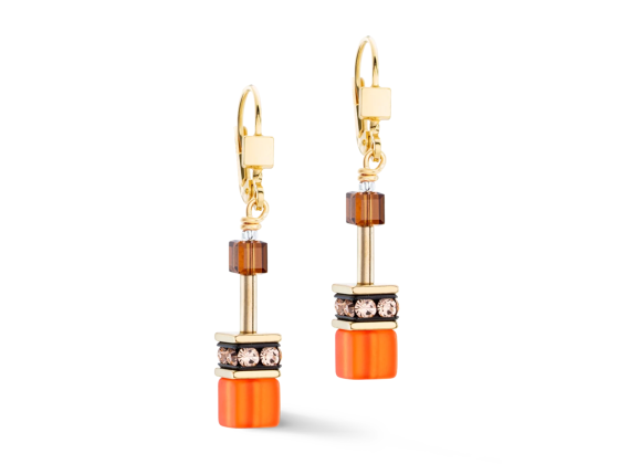 GEOCUBE Earrings Iconic Sunset Gold