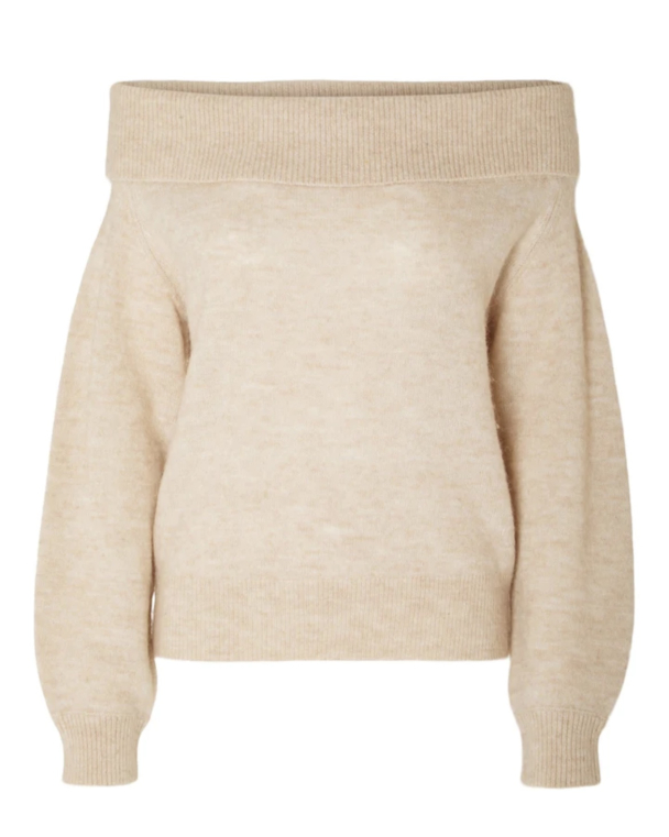Lulu Offshulder Knit - Birch  - Image 2