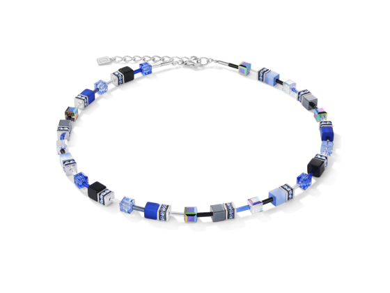 GEOCUBE Necklace Multicolour Cobolt Blue 