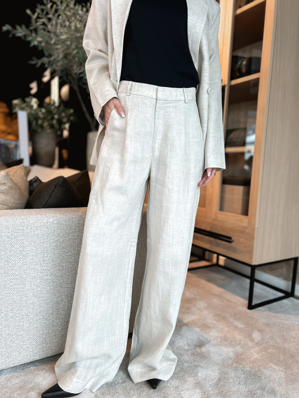 Liza Linen Pants - Tammy Light Sand - Image 7
