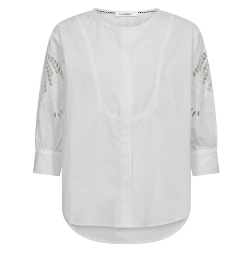 KelliseCC Lace Cut Shirt  |  KelliseCC Lace Cut Shirt fra Co´Couture