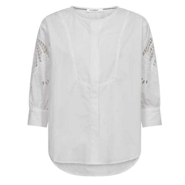 KelliseCC Lace Cut Shirt  |  KelliseCC Lace Cut Shirt fra Co´Couture