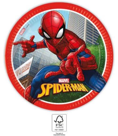 Papptallerken Spider-Man Crime Fighter 23 cm