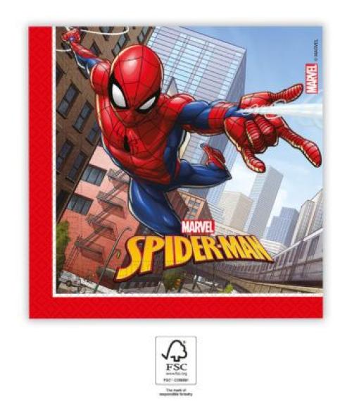 Serviett Spider-Man Crime Fighter 20 stk