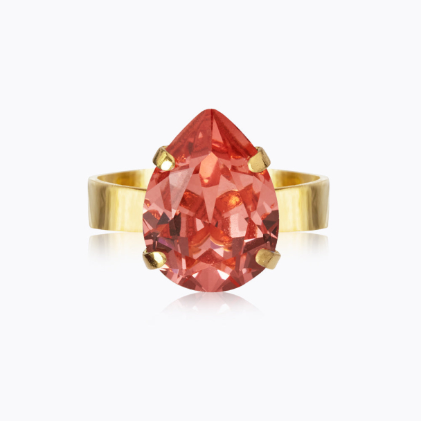 Mini Drop Ring - Rose Peach