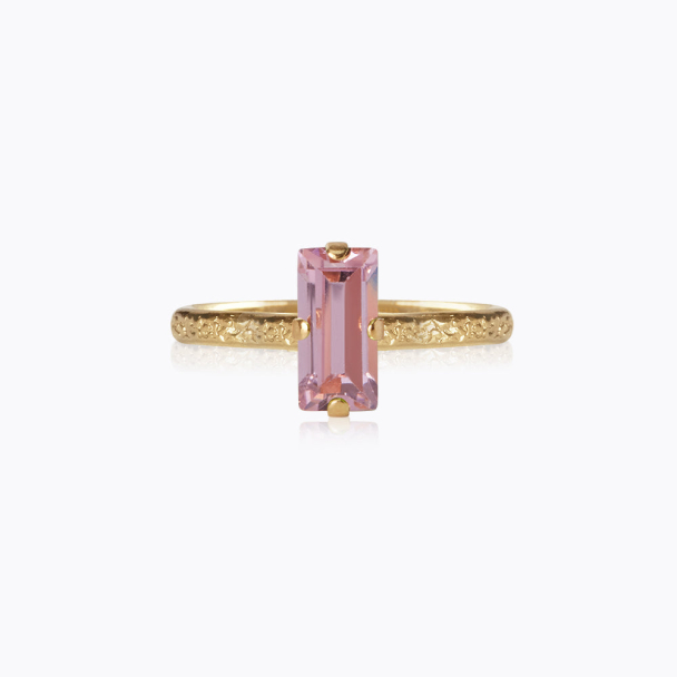 Baguette Ring - Light Rose