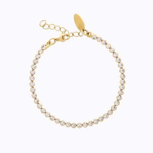 Siri Bracelet Gold - Gold Crystal