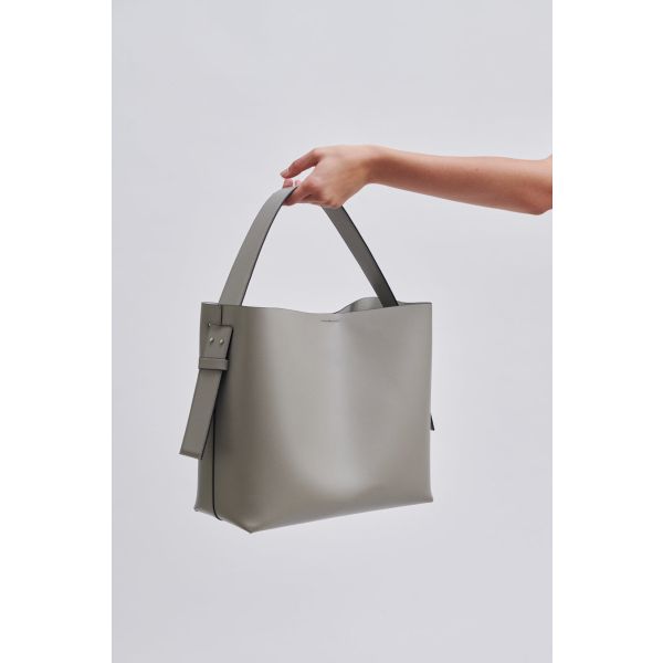 Leata Maxi Leather Bag - Roasted Cashew