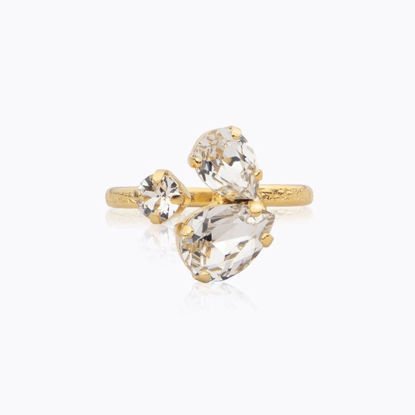 Alisia Ring - Gold Crystal
