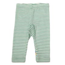 Leggings Ull/Silke Striper - Grønn