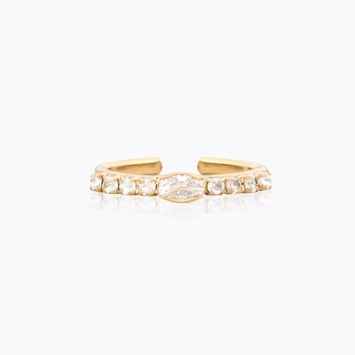 Tracy Ring Gold Crystal
