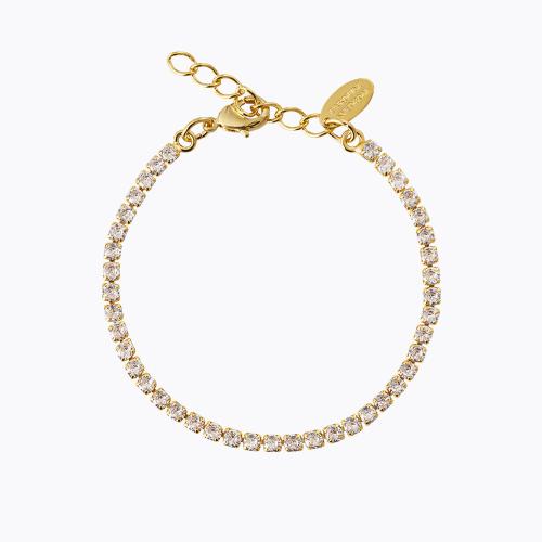 Mini Zara Bracelet - Gold/Crystal