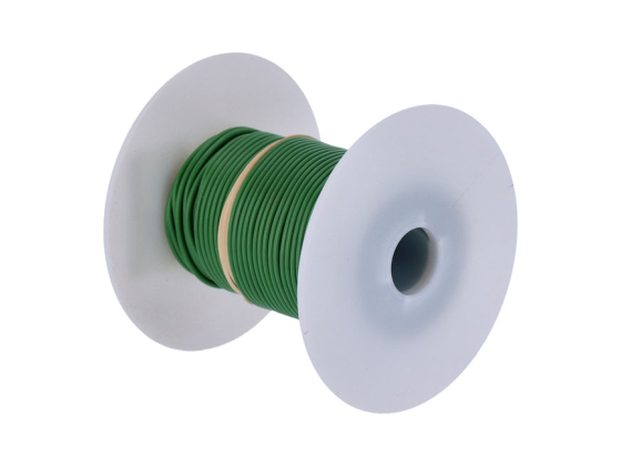 WIRE ON SPOOL, 18 GAUGE. 100 FT. GREEN