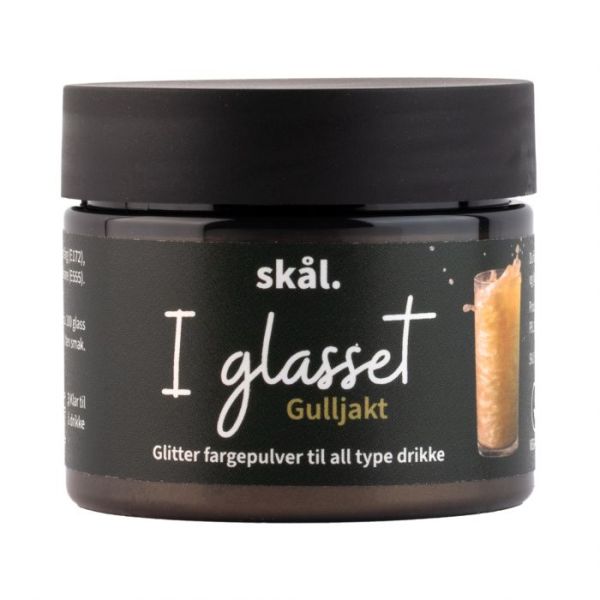 Glitterfarge GULLJAKT I glasset