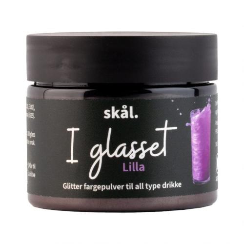 Glitterfarge LILLA I glasset