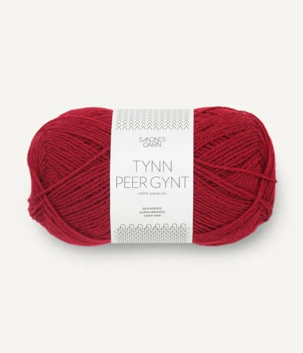 Tynn Peer Gynt dyp Rød 4236