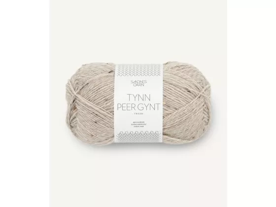 Tynn Peer Gynt gråbeige tweed 2655