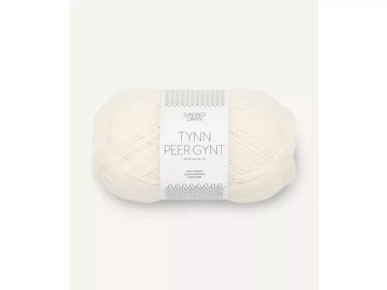 Tynn Peer Gynt hvit 1002