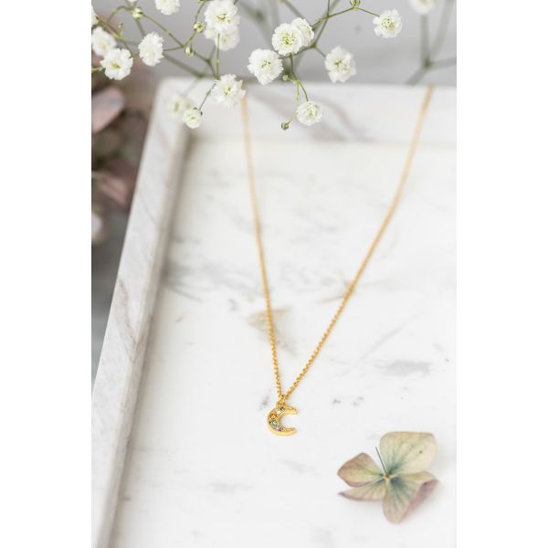 Moon Color Necklace - Gold