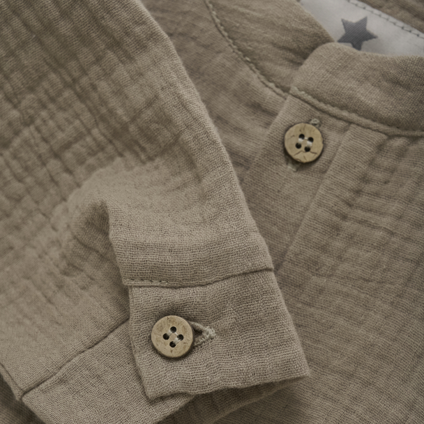 Skjorte Muslin - Silver Sage - Image 3