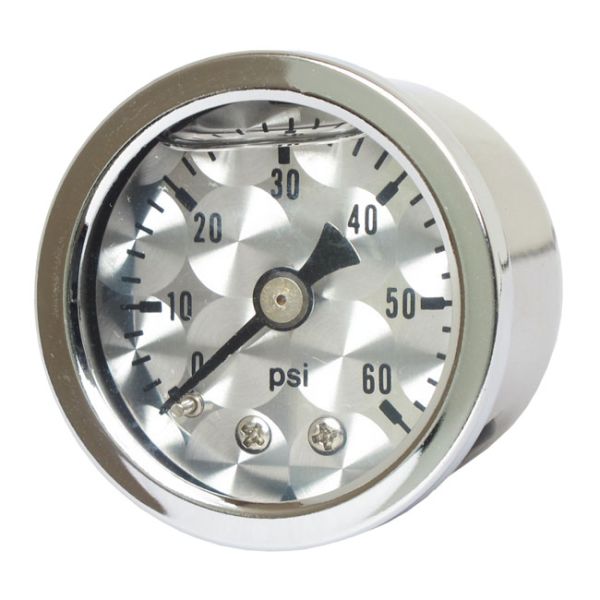  OIL PRESSURE GAUGE, 0-60 PSI.