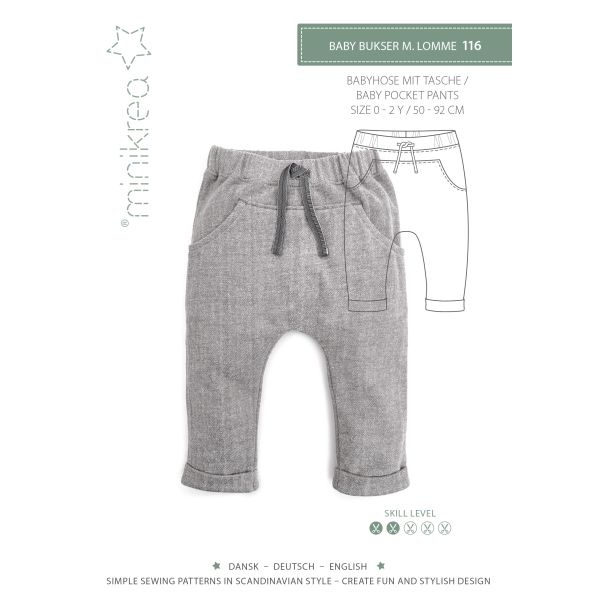 MINIKREA BABYBUKS MED LOMMER