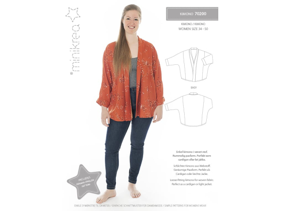 MINIKREA KIMONO 34-50