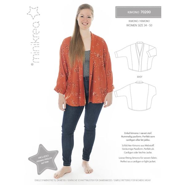 MINIKREA KIMONO 34-50