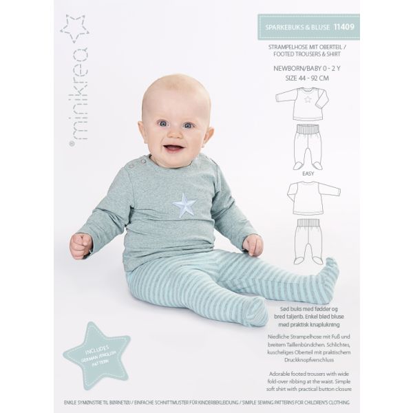 Minikrea 11409 Sparkebuks & Bluse